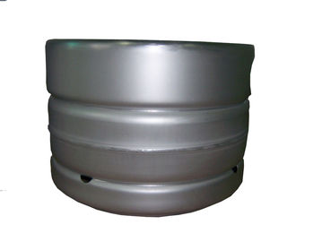 Food Grade SUS 304 DIN Setengah Tong Bir 20L Volume Untuk Hand Craft Beer